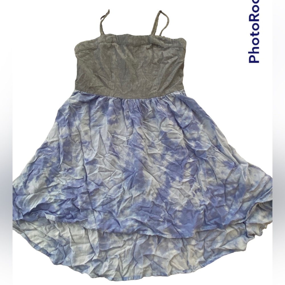 Fire Los Angeles. Size Large. Blue tie dye dress.